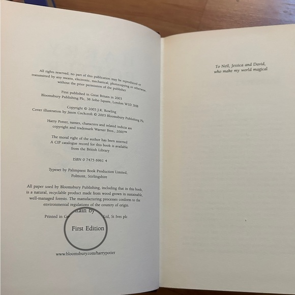 Harry Potter Deluxe Special Edition Bloomsbury Set - Picture 5 of 10